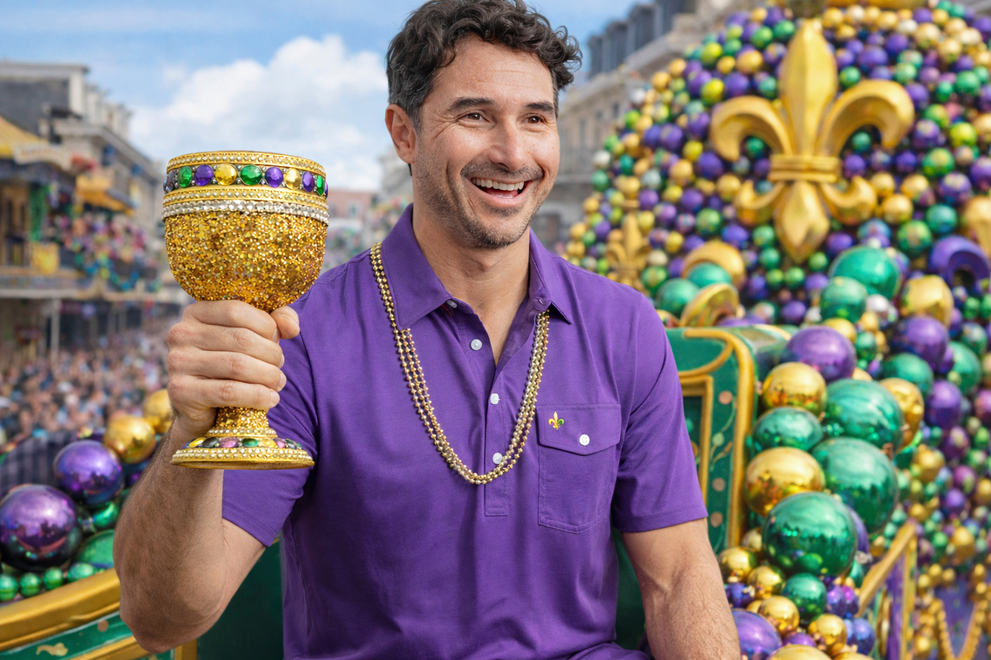 Limited Edition Performance Players Shirt - Mardi Gras - Tillandsia Purple