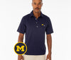 Michigan - Coach's Performance Players Shirt - M Logo - Navy