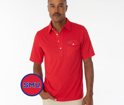SMU - Coach's Performance Players Shirt - SMU - Red