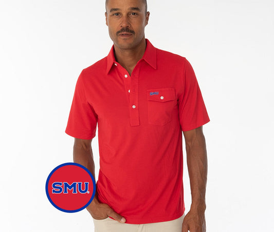 SMU - Coach's Performance Players Shirt - SMU - Red