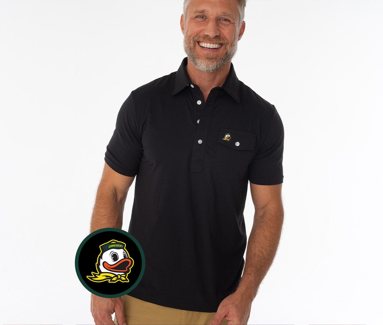 Oregon - Coach's Players Shirt - Duck - Black