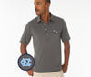 North Carolina - Coach's Performance Players Shirt - UNC Interlock - Heather Gray