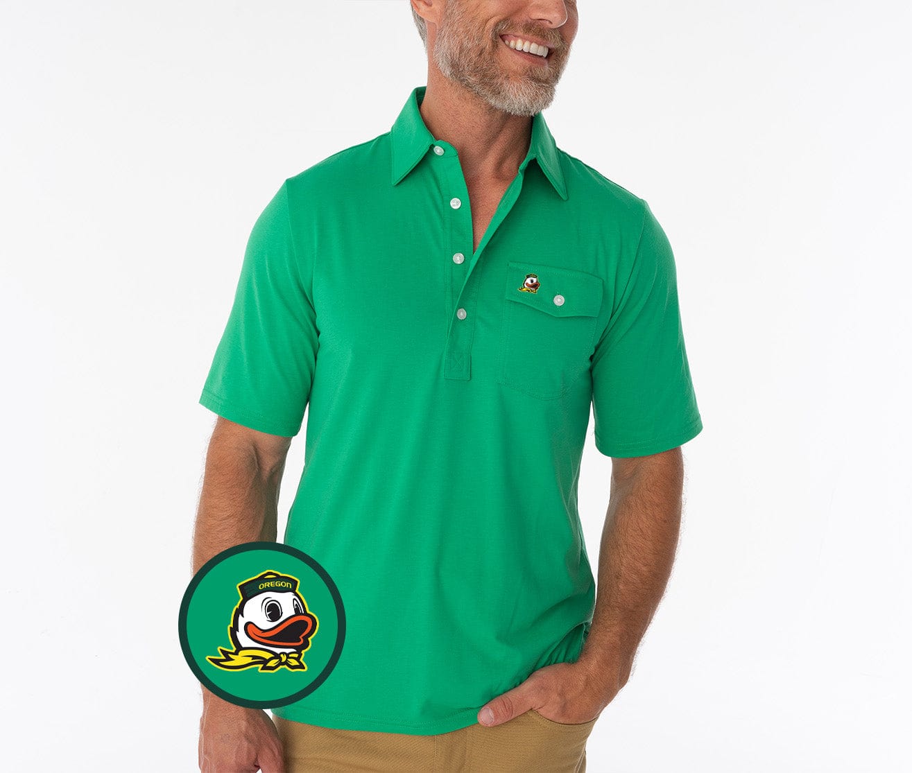 Oregon - Coach's Players Shirt - Duck - Green