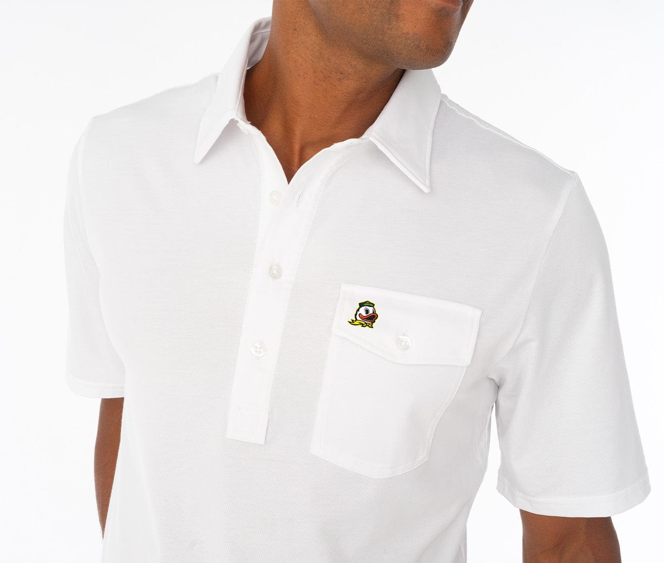 Oregon - Coach's Players Shirt - Duck - White - Secondary