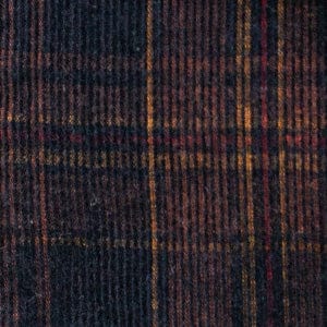 Corduroy Pearl Snap - Black Plaid