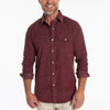 Corduroy Pearl Snap - Cherrywood