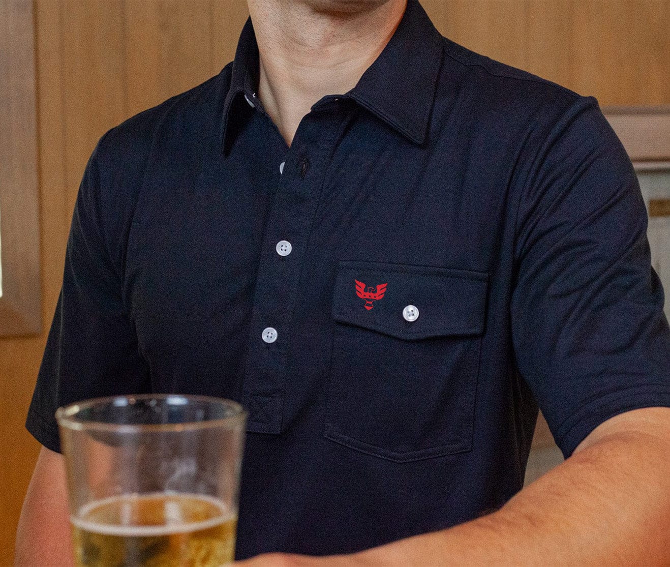 D.C. United - Performance Players Shirt - Eagle - Black