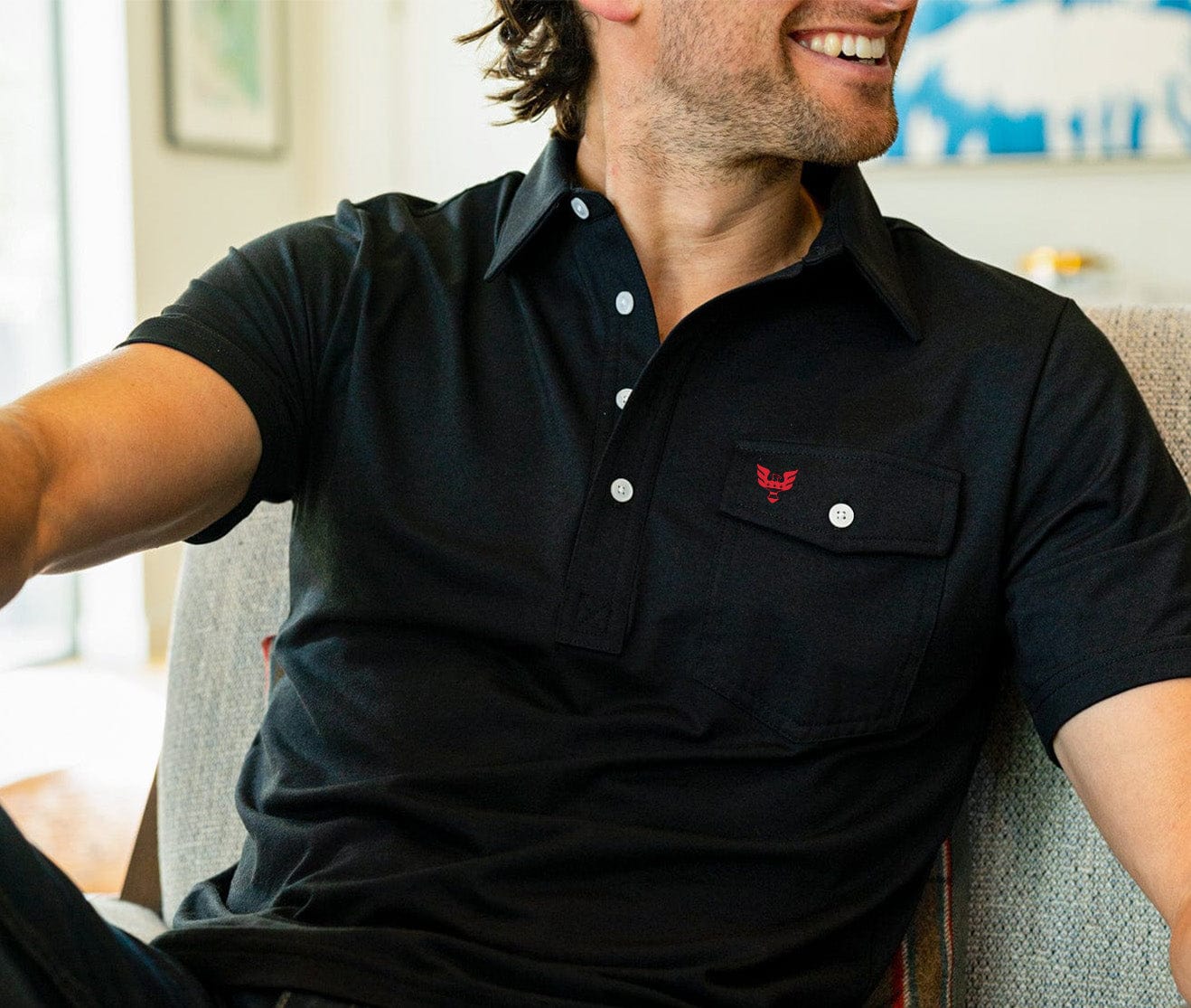 D.C. United - Performance Players Shirt - Eagle - Black