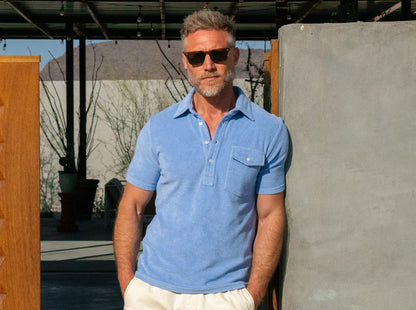 Terrycloth Players Shirt - Perry Winkle