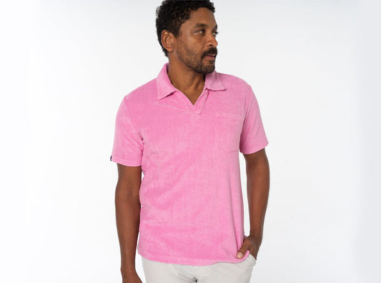 Terrycloth Polo - Rosa