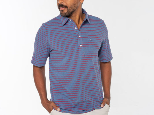 Top-Shelf Players Shirt - Condesa Stripe - Navy