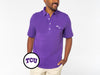 TCU - Coach's Performance Players Shirt - TCU Mark - Purple