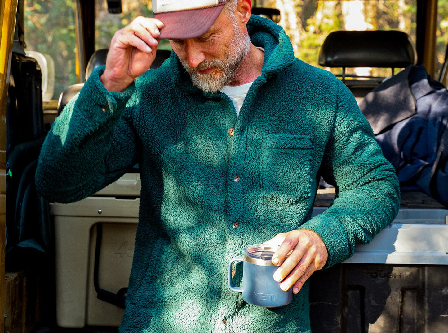 Shepherd Shacket - Moss