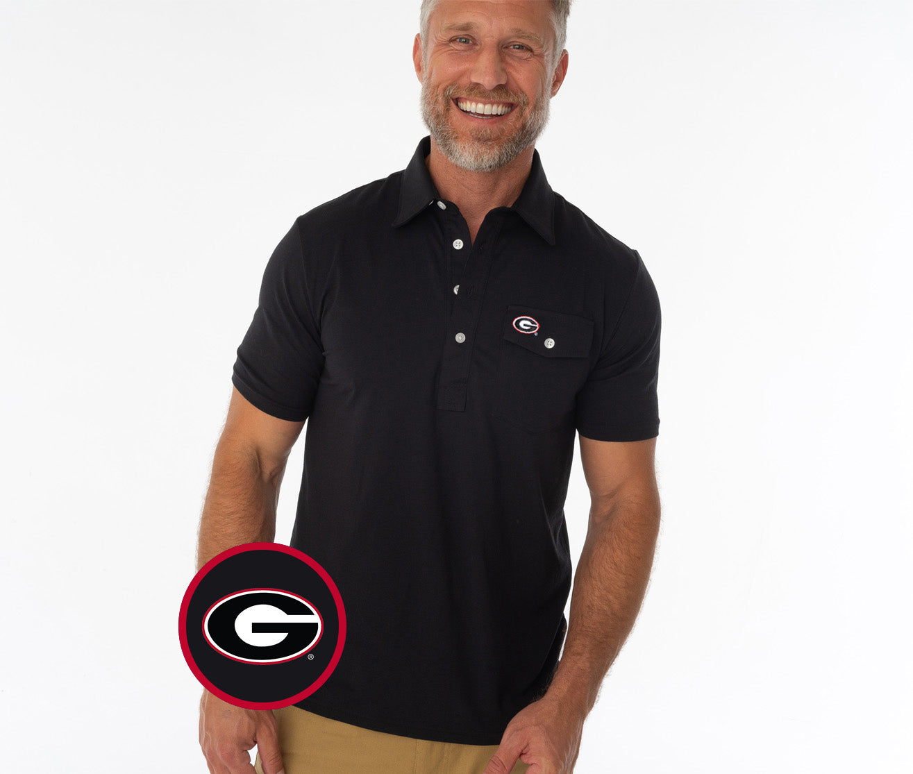 Georgia - Coach's Performance Players Shirt - G - Black