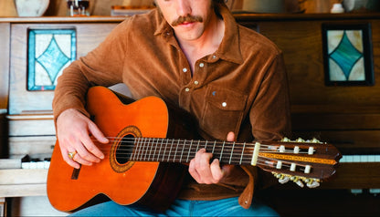 Velour Long Sleeve Players Shirt - Toffee