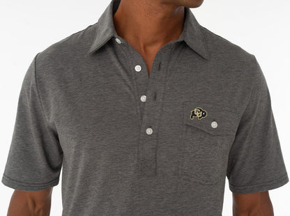 Colorado - Coach's Performance Players Shirt - CU Buff - Heather Grey