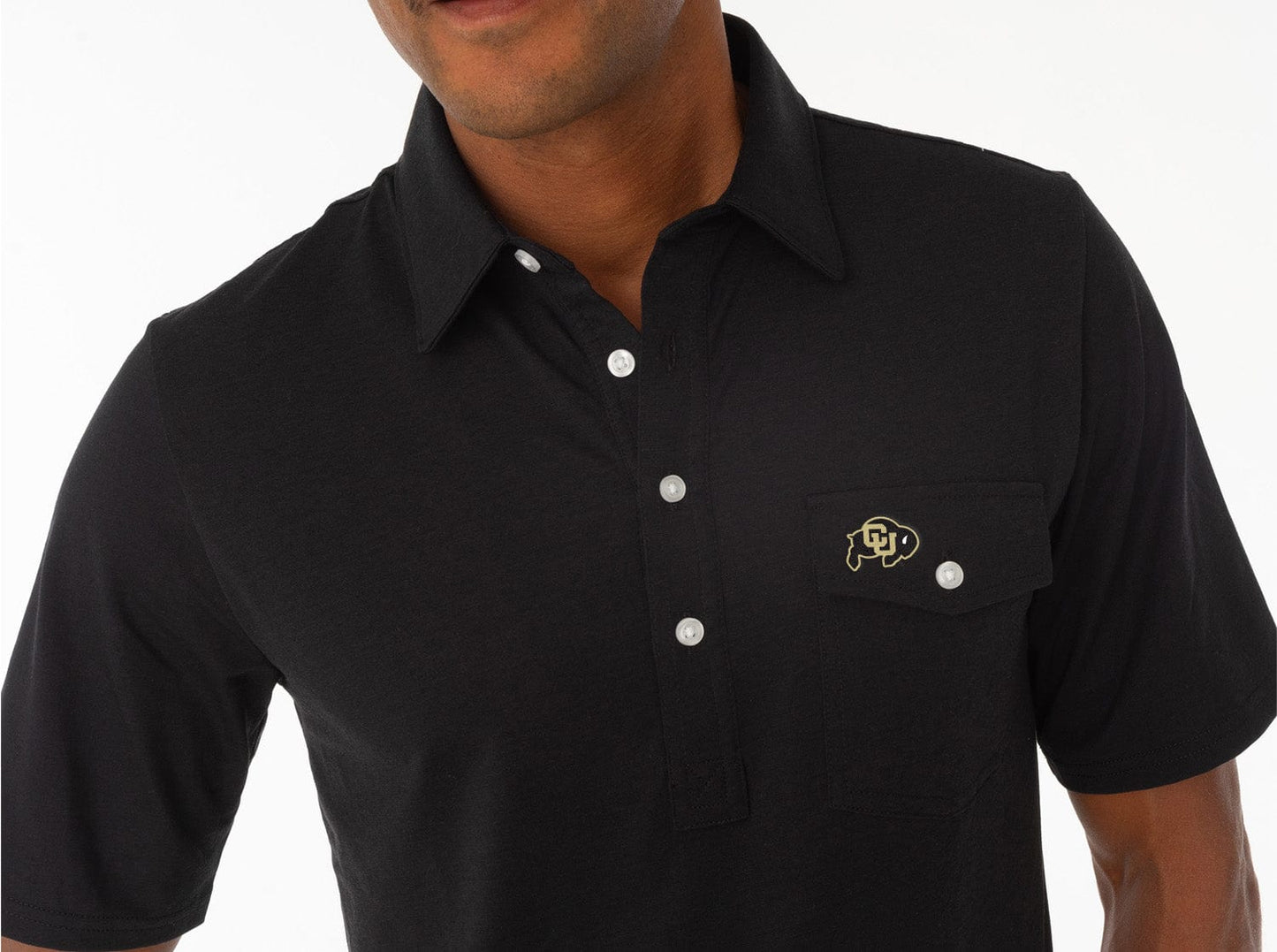 Colorado - Coach's Performance Players Shirt - CU Buff - Black