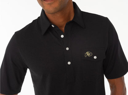 Colorado - Coach's Performance Players Shirt - CU Buff - Black