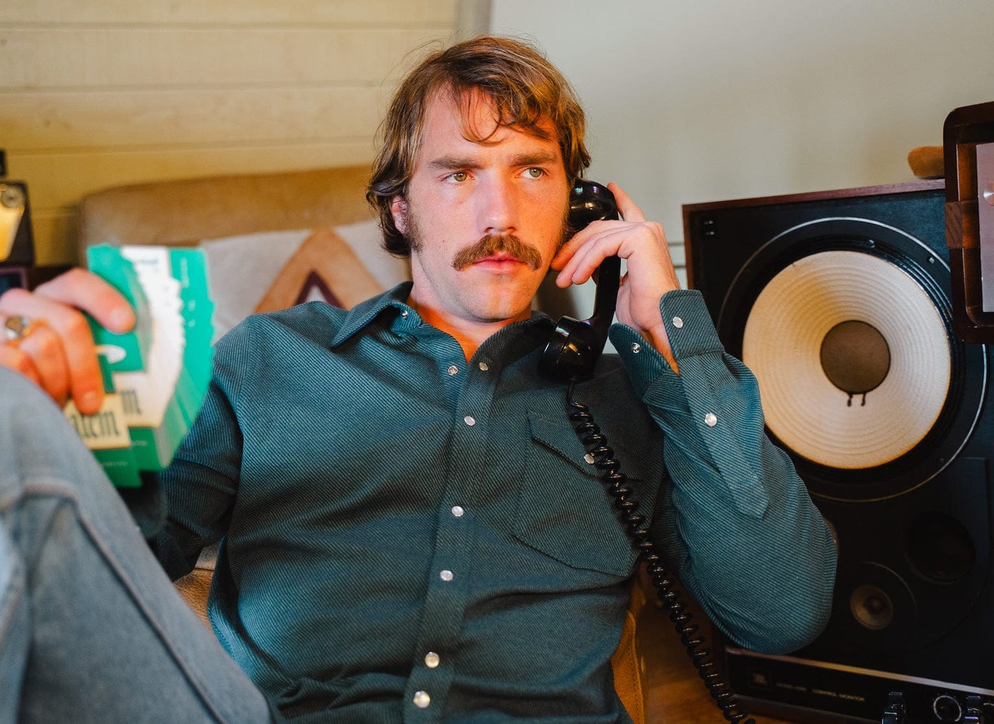 Chill-Knit Twill Pearl Snap - Sapphire