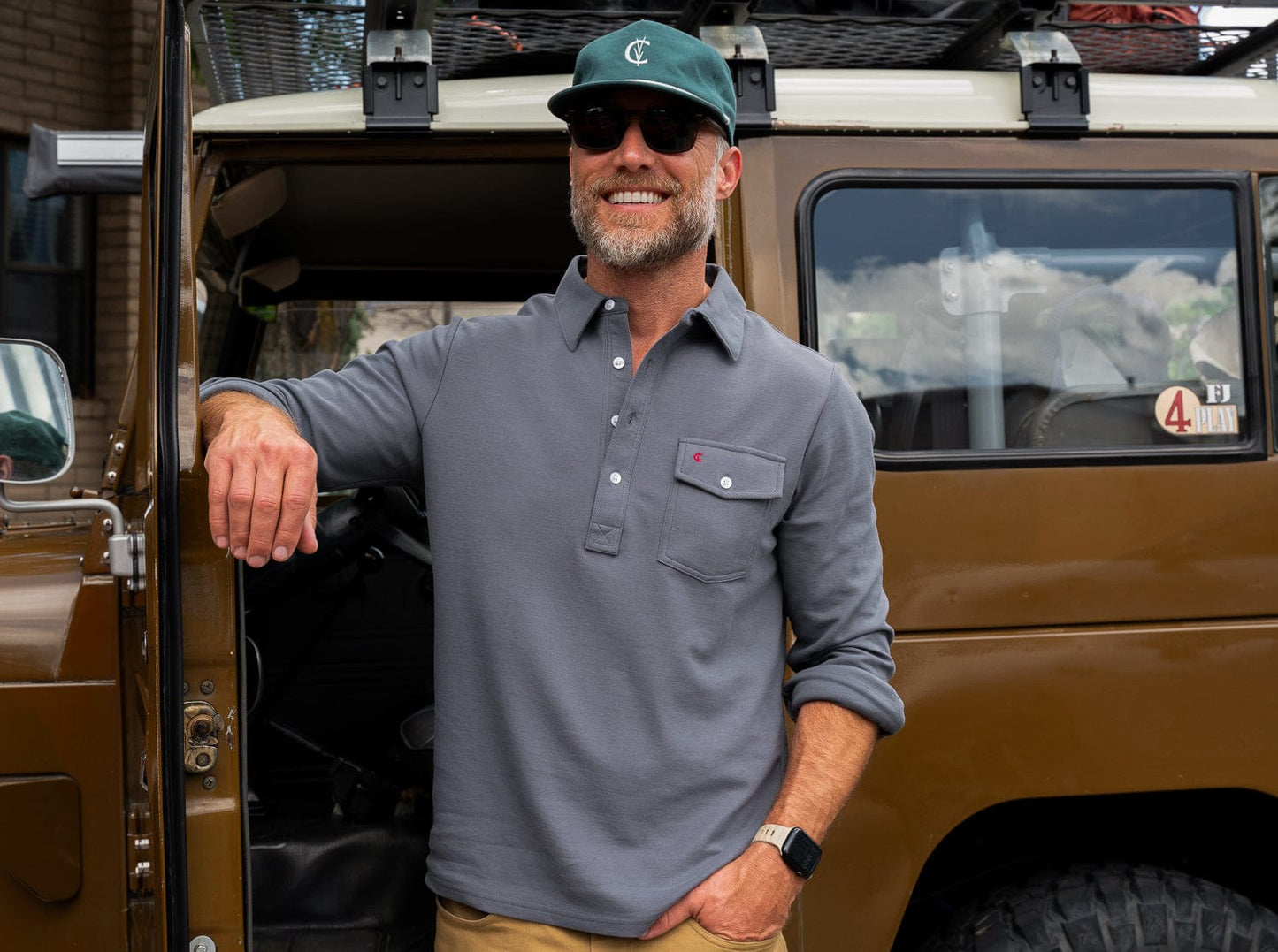 Long Sleeve Players Shirt - Blue Steel