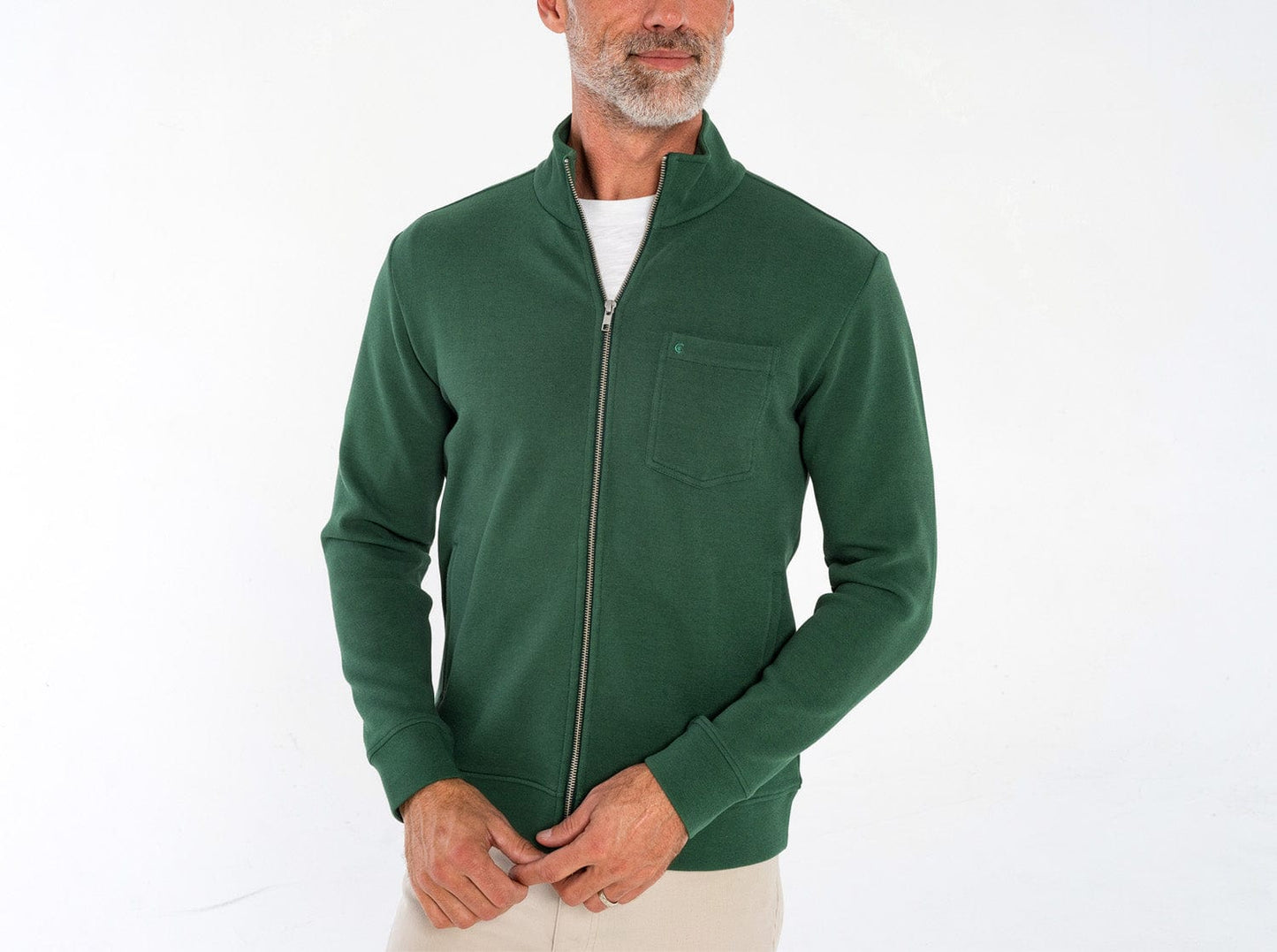 Courtside Jacket - Hunter Green