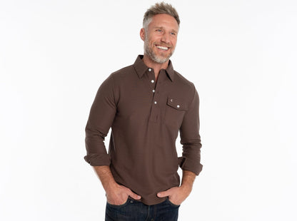 Long Sleeve Players Shirt - Espresso Martini