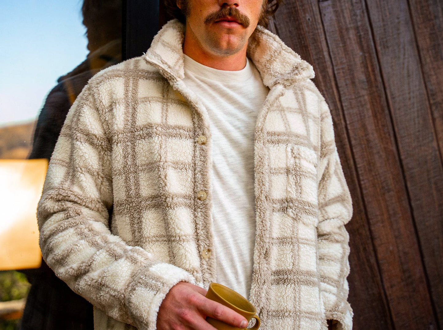 Shepherd Shacket - Cream Plaid