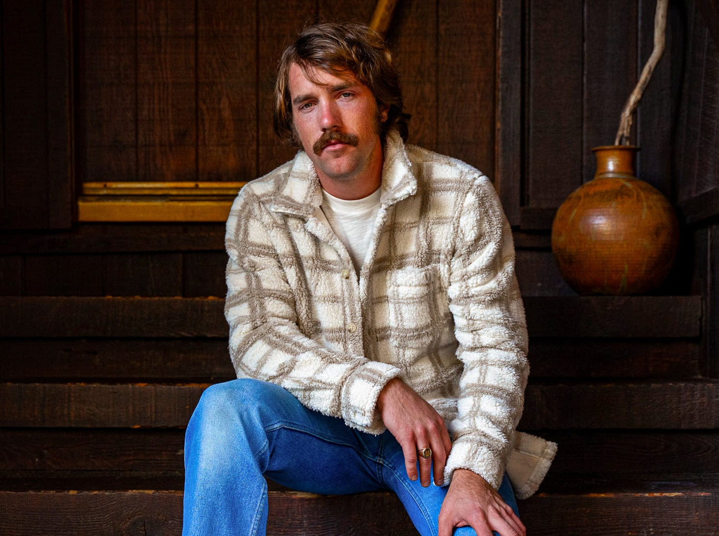 Shepherd Shacket - Cream Plaid