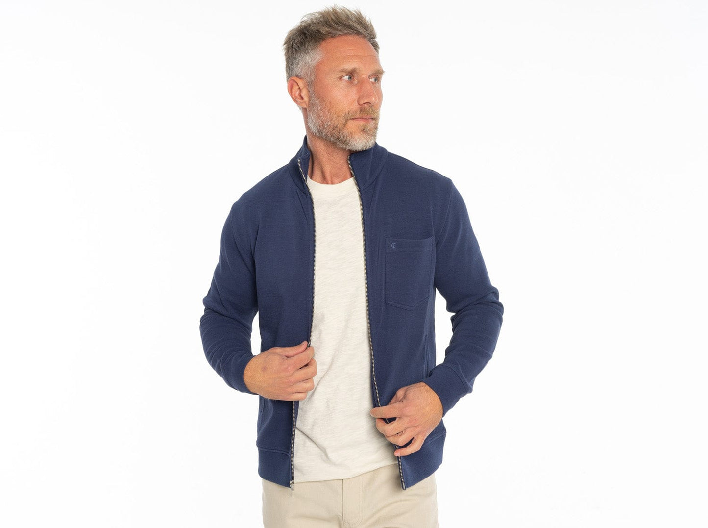Courtside Jacket - Navy