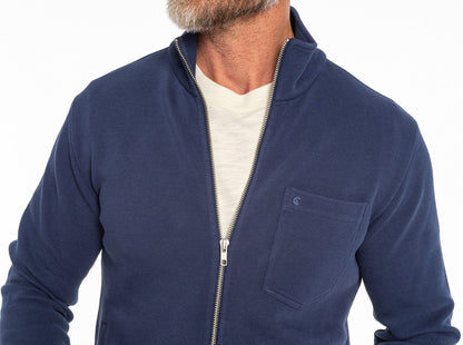 Courtside Jacket - Navy
