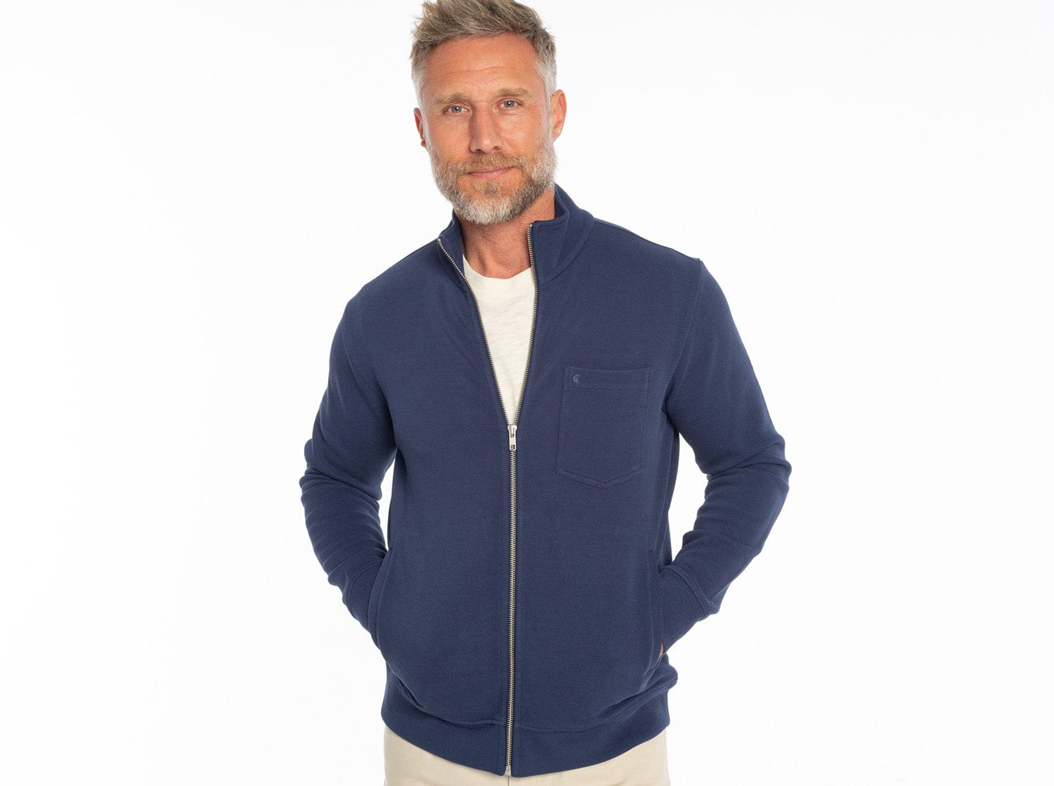 Courtside Jacket - Navy