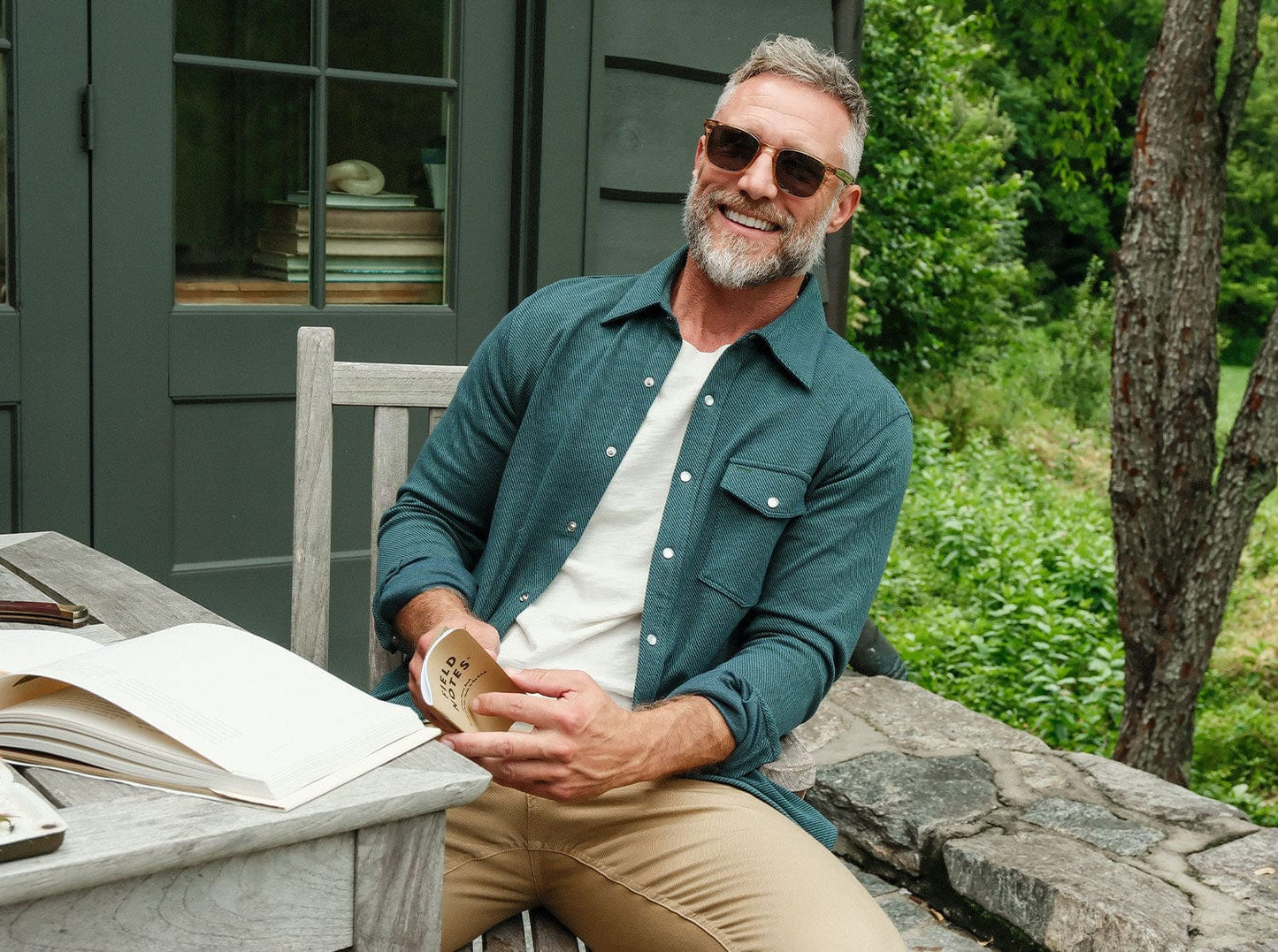 Chill-Knit Twill Pearl Snap - Sapphire