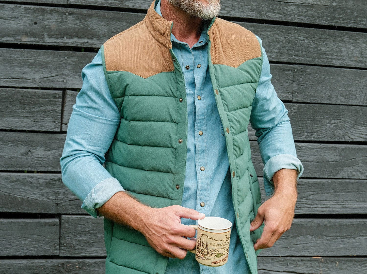 Jackson Vest - Hunter Green