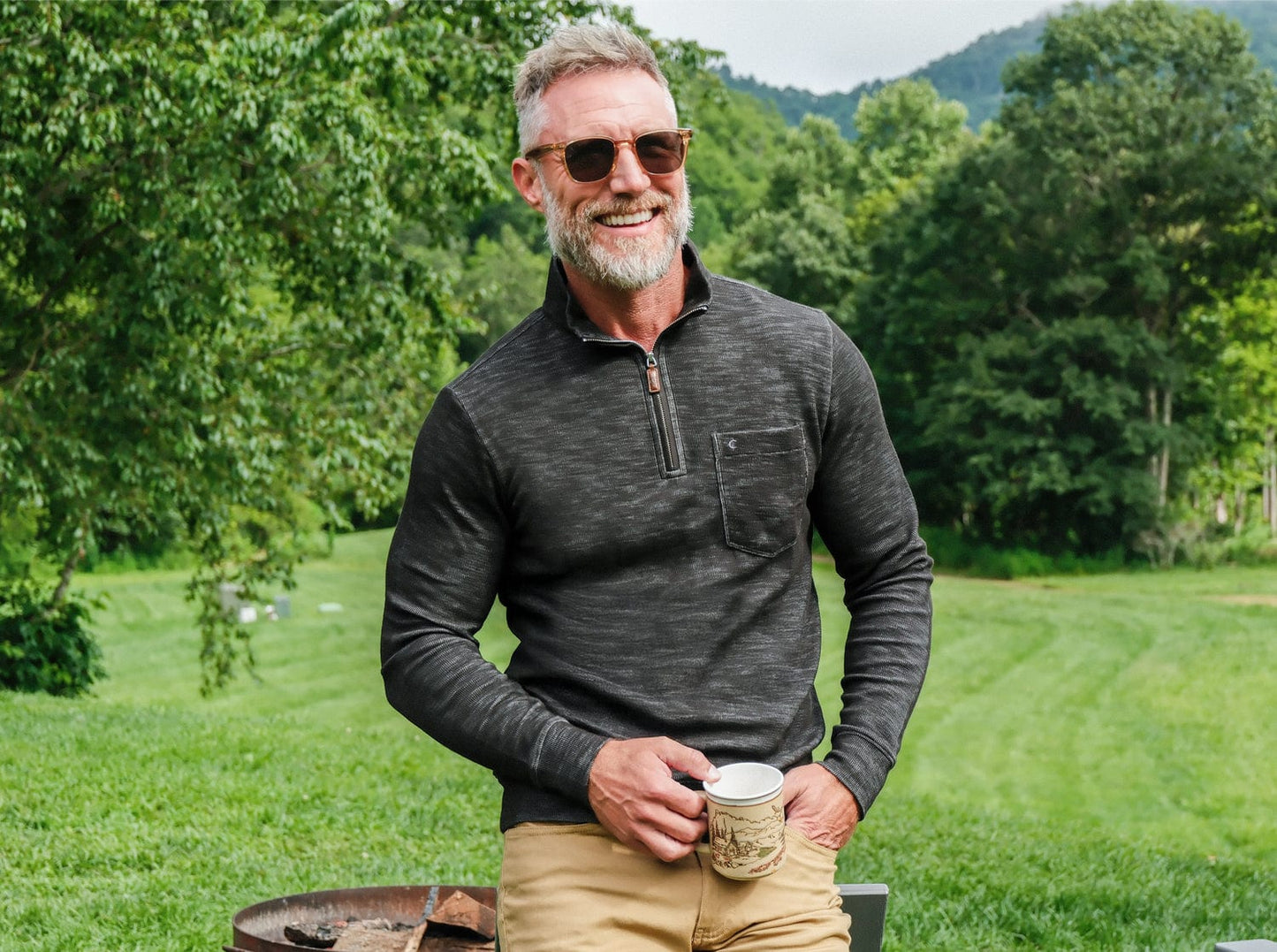 Crossroads Pullover - Black Water