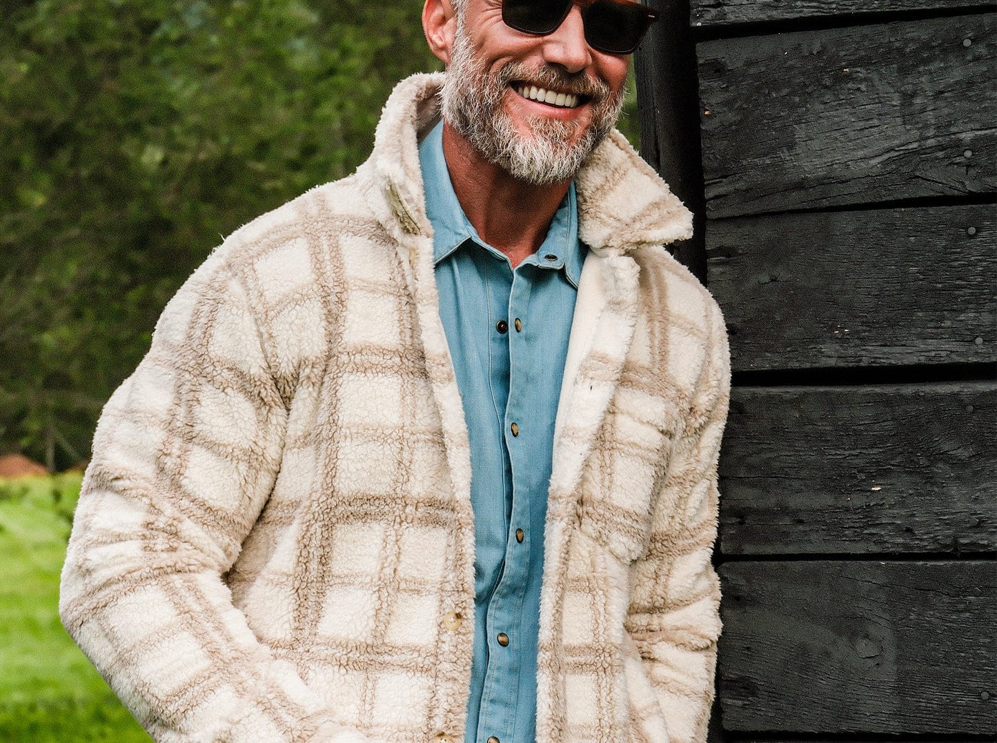 Shepherd Shacket - Cream Plaid