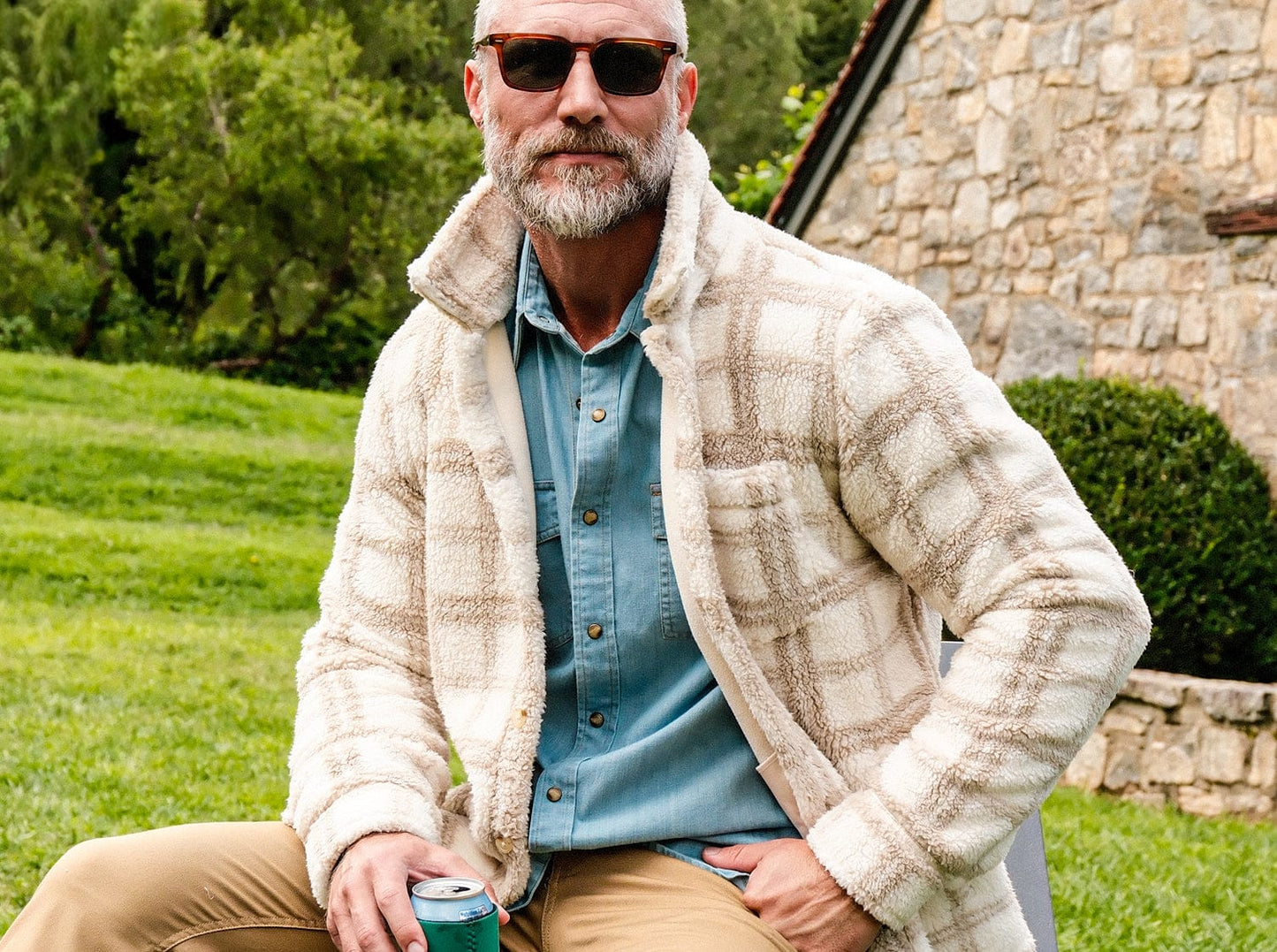 Shepherd Shacket - Cream Plaid