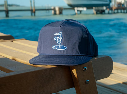 Throwback Hat - 19th Hole - Navy Ripstop