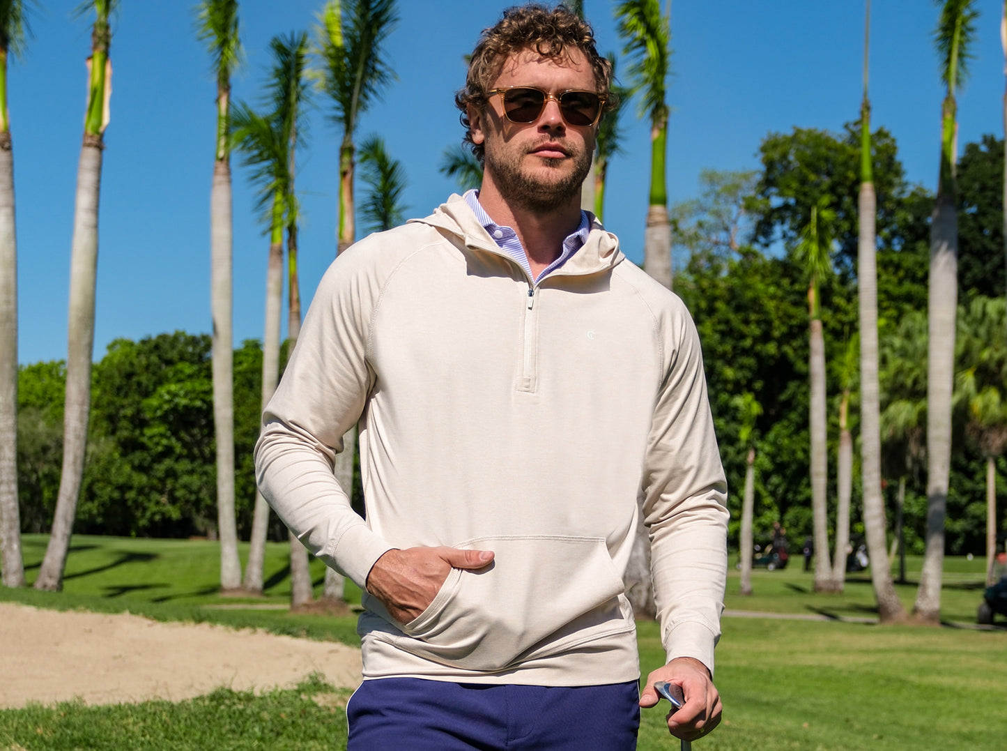 Ace Performance Hoodie - Sand