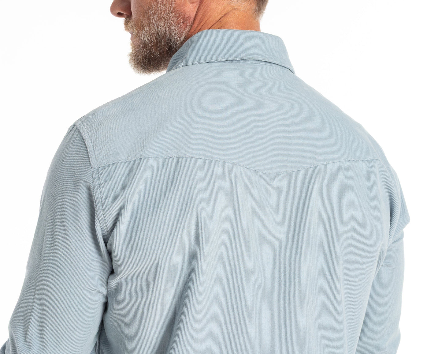 Corduroy Pearl Snap - Diamond Dog