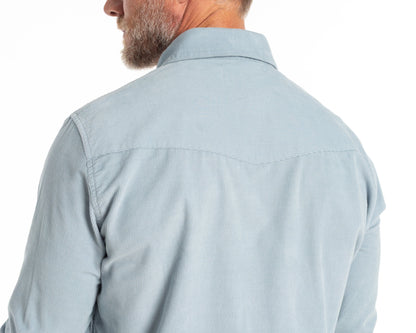 Corduroy Pearl Snap - Diamond Dog