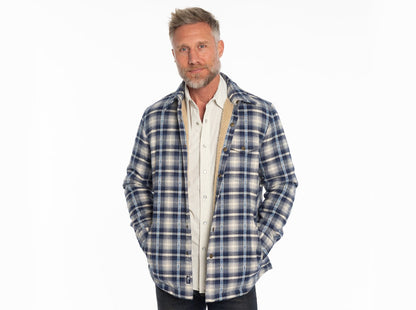 Sherpa Shacket - Yeats Plaid