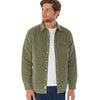 Corduroy Quilted Shacket - Willow