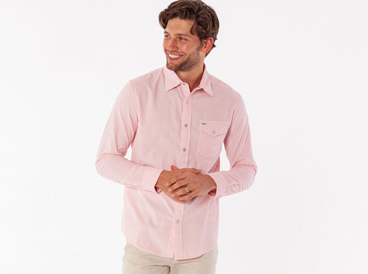 Spring Weight Corduroy Pearl Snap - Spoonbill