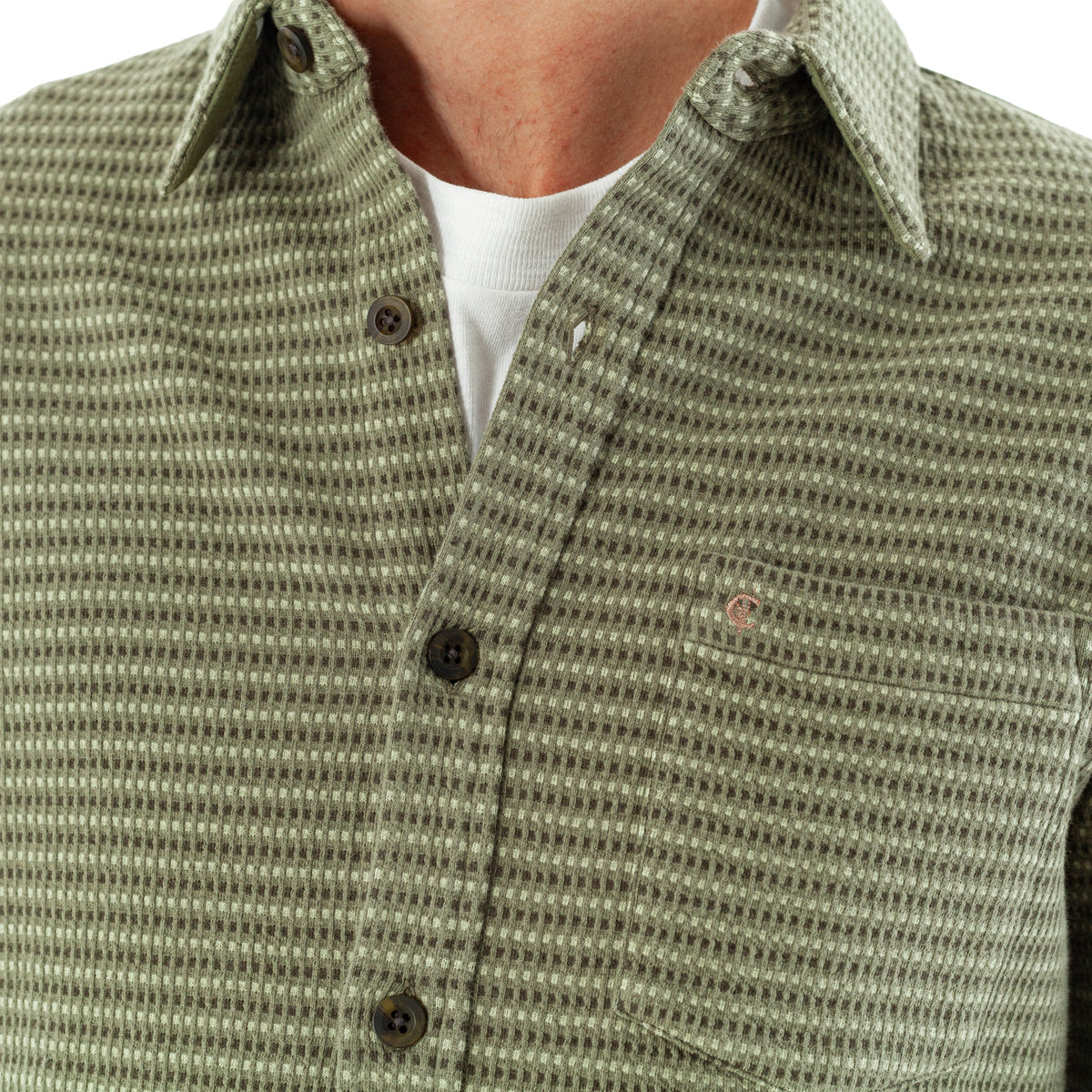 Rogue Knit Overshirt - Olive