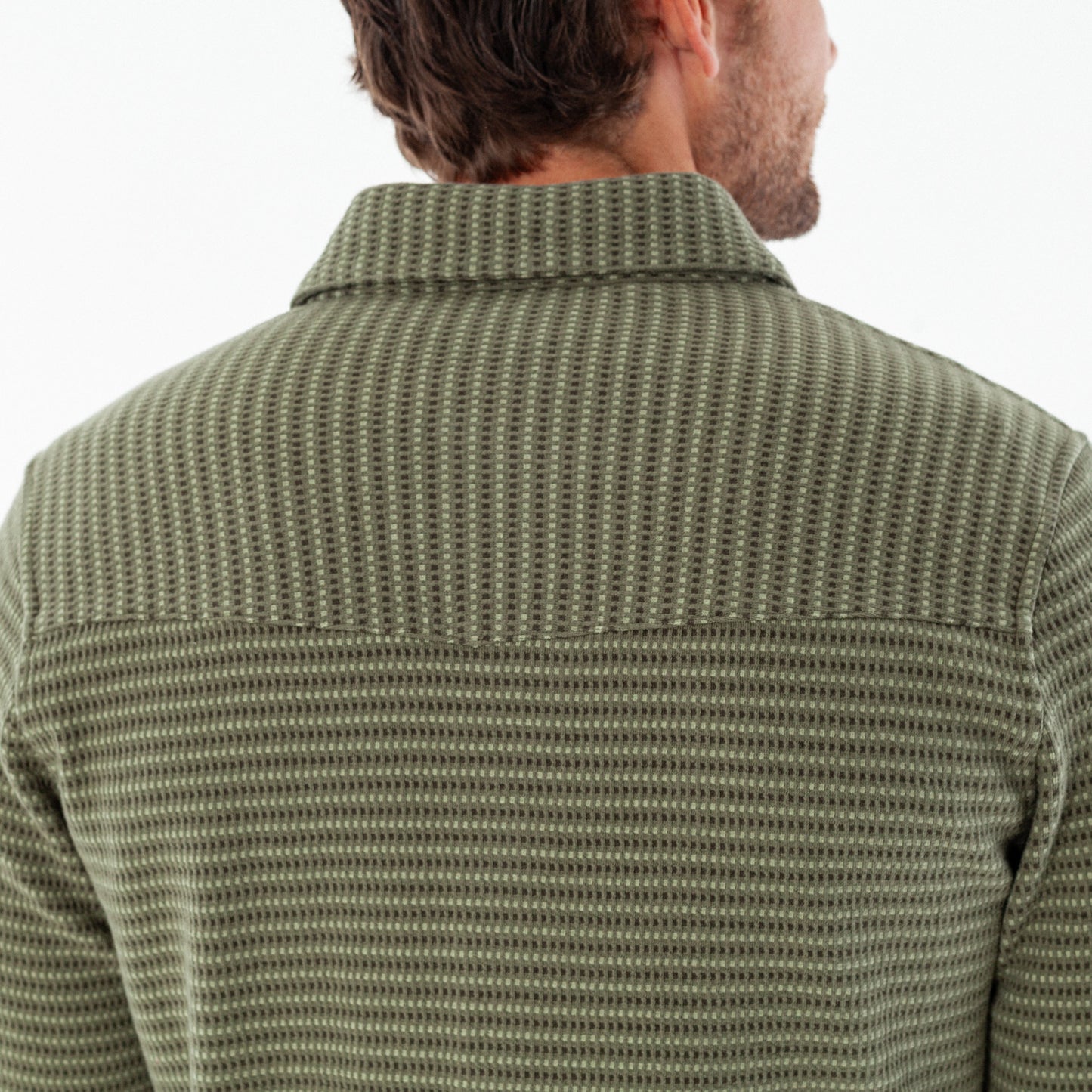 Rogue Knit Overshirt - Olive