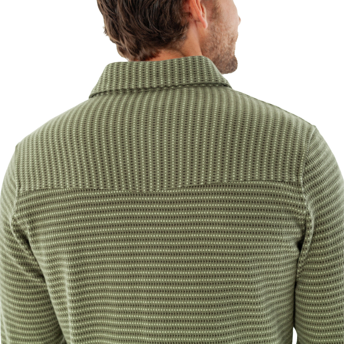 Rogue Knit Overshirt - Olive