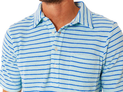 Terrycloth Players Shirt - Sanibel Stripe - Gulf