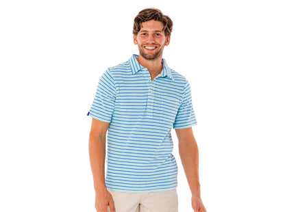Terrycloth Players Shirt - Sanibel Stripe - Gulf
