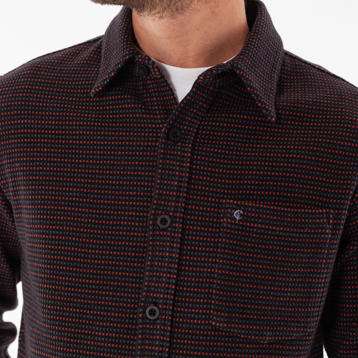 Rogue Knit Overshirt - Black