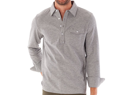 Long Sleeve Players Shirt - Heather Gray